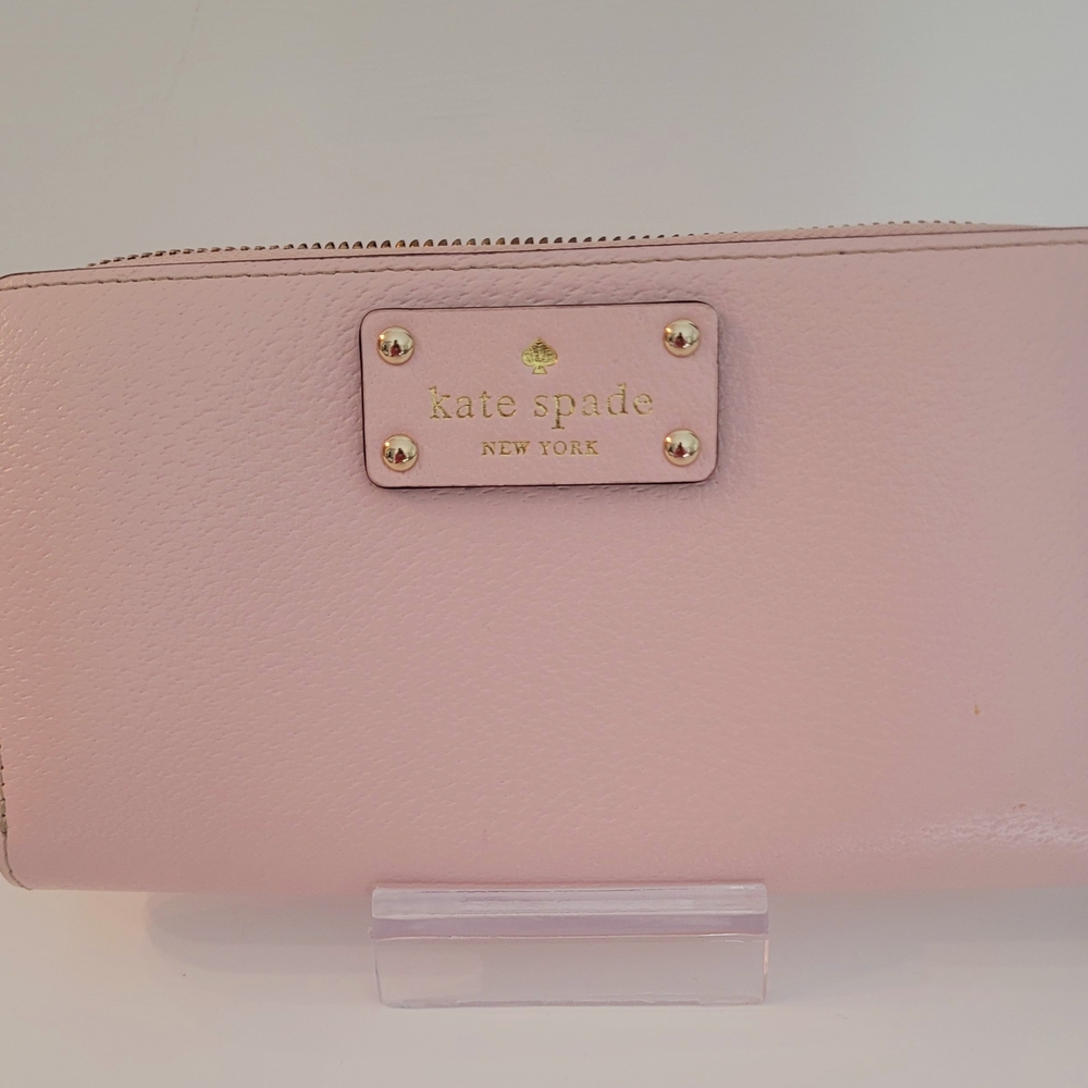 Kate Spade Pink Zip Around Wallet - Picture 8 of 10